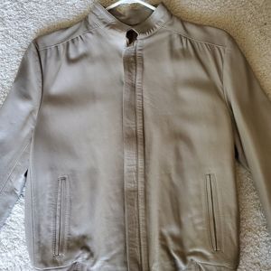 Vera Pelle Women's Leather Bomber Jacket, Italy 1980's, Medium